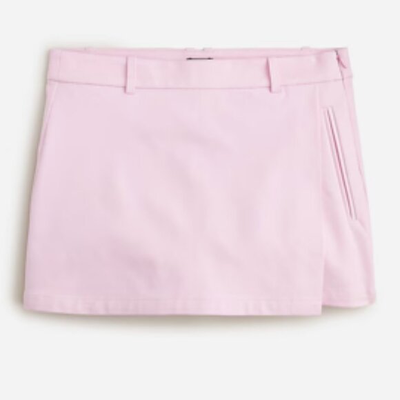 J. Crew Mini Skort Stretch Cotton Blend Pink New NWT 14 - Picture 1 of 8